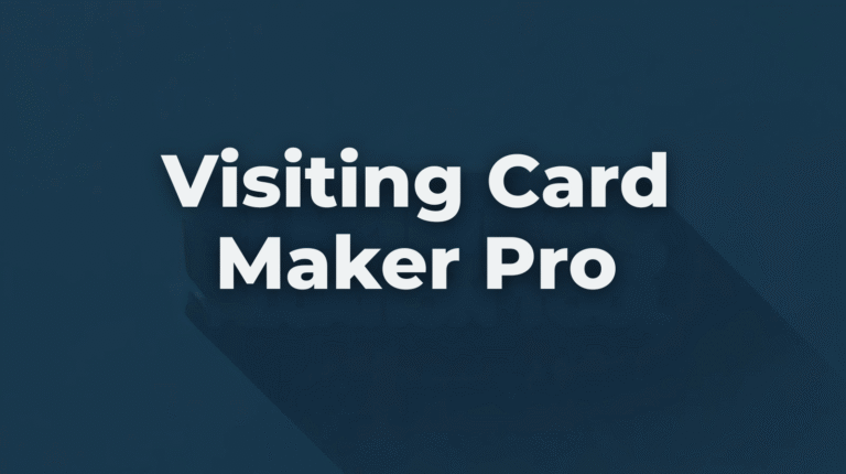 Visiting Card Maker Pro